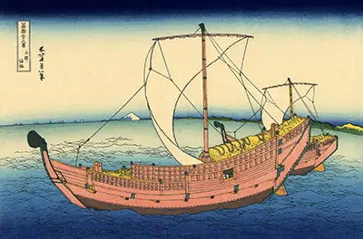 The Kazusa Province sea route Hokusai
